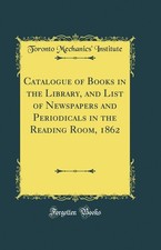 Catalogue of Books in the